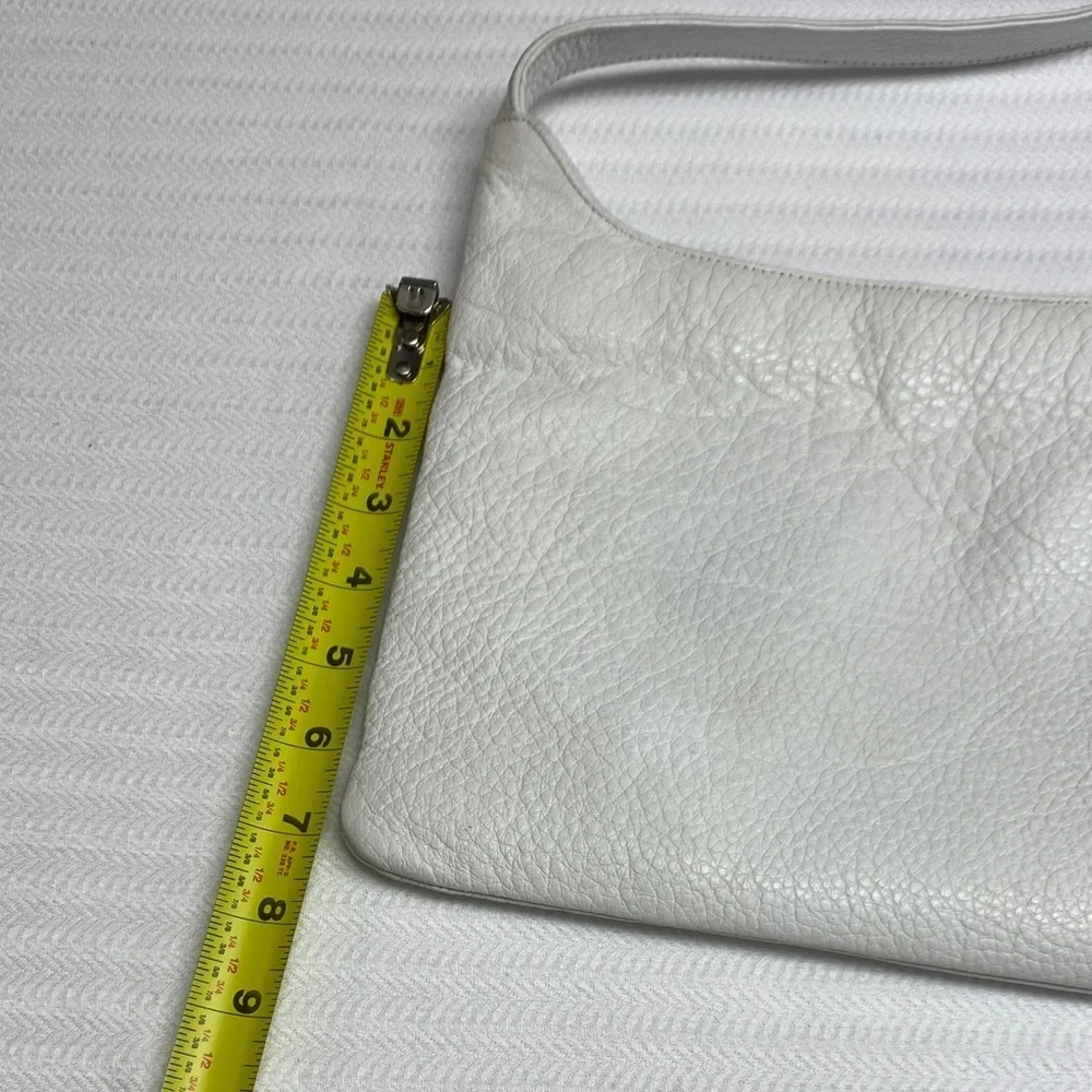 White Leather Purse Pebbled Leather The Sak 90s Classic Shoulder Bag Handbag